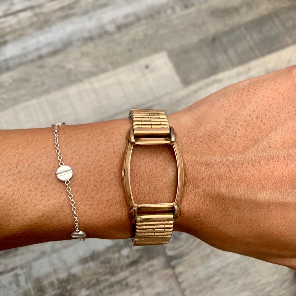 Brass/gold Watch band